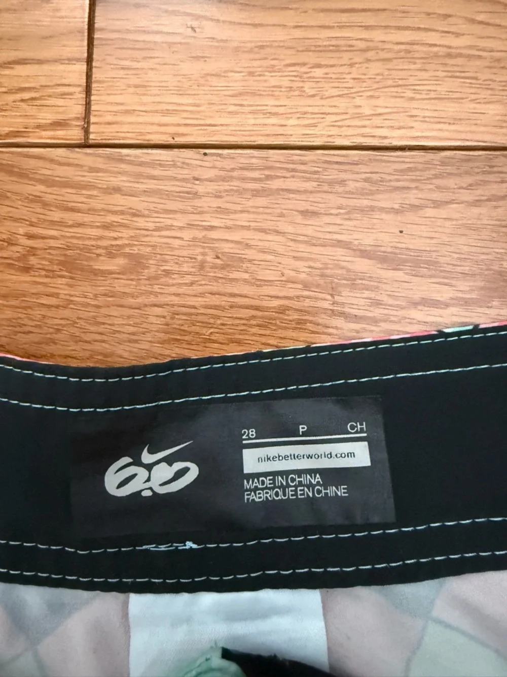 Nike Pro 6.0 Scout Laces Mint/Pink Board Shorts